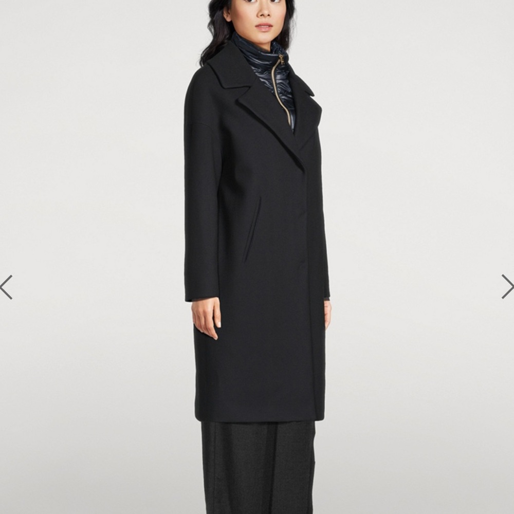 HERNO Layered Stretch Wool And Nylon Coat - Picture 4 of 11